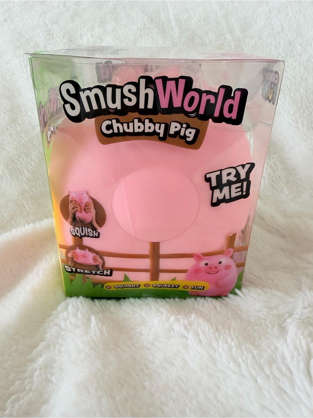 Crazy Fun Smush World Chubby Pig Squishy Fidget Toy - Viral - Five Below - Picture 6 of 7